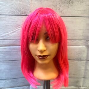 Vibrant Pink Wig for Women